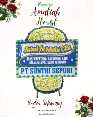 Papan Bunga Duka di Toroh