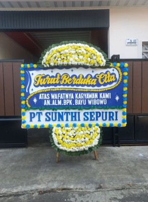 Papan Bunga Duka di Toroh