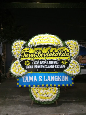 Papan Bunga Duka di Toroh